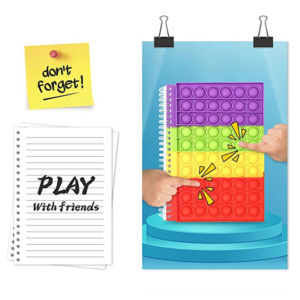 Ralieve Stress and Anxiety Pop it Bubble Fidget Notebook 4