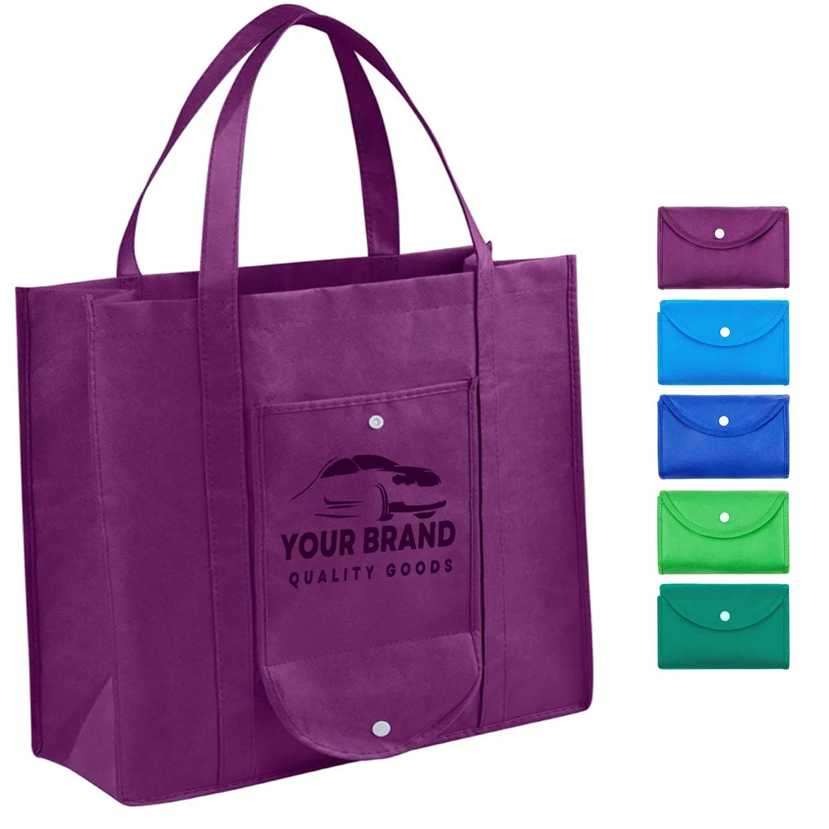 Foldable Extra Large Grocery Shopping Tote Bag 2