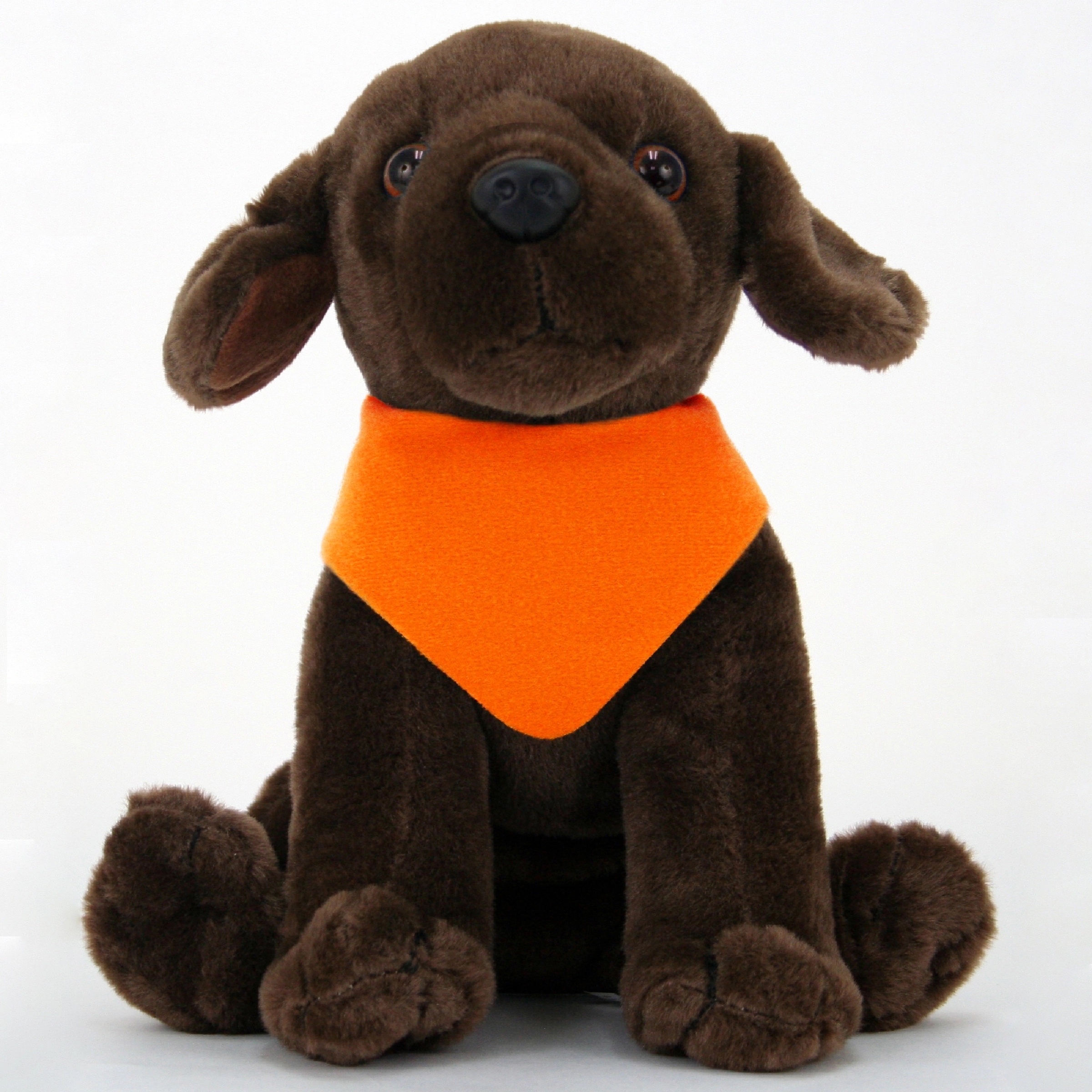 8" Medium Sitting Dog - Brown Lab 2