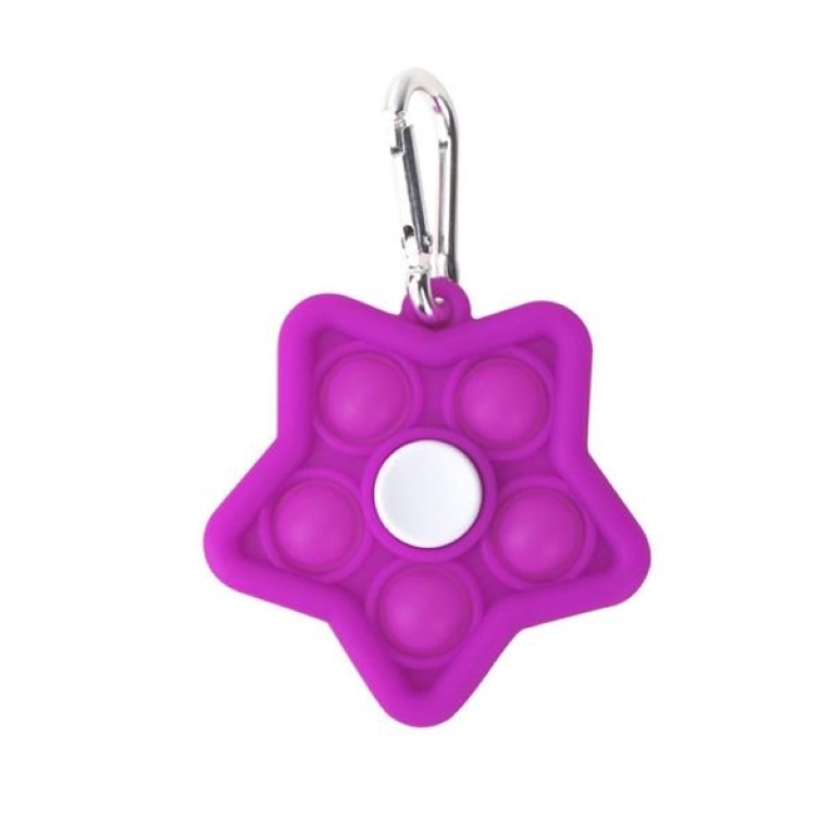 Multi Color Star Shape Silicone Finger Fidget Spinner 3