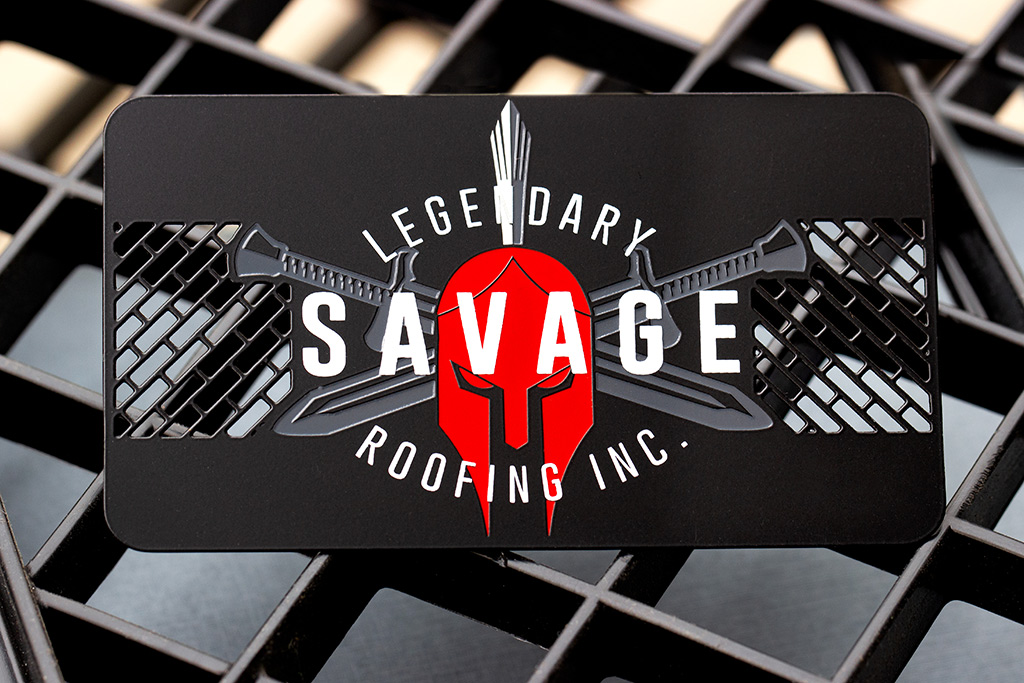 Black Metal Business Cards 13