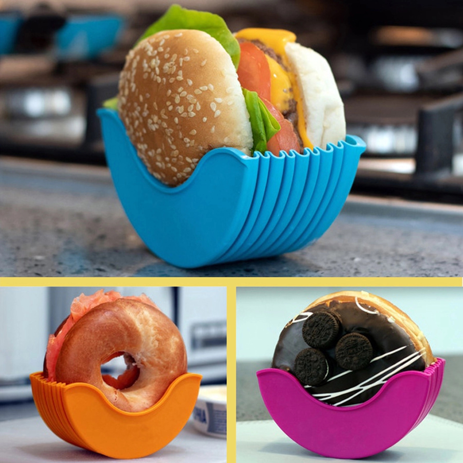 Retractable Burger Holder 4
