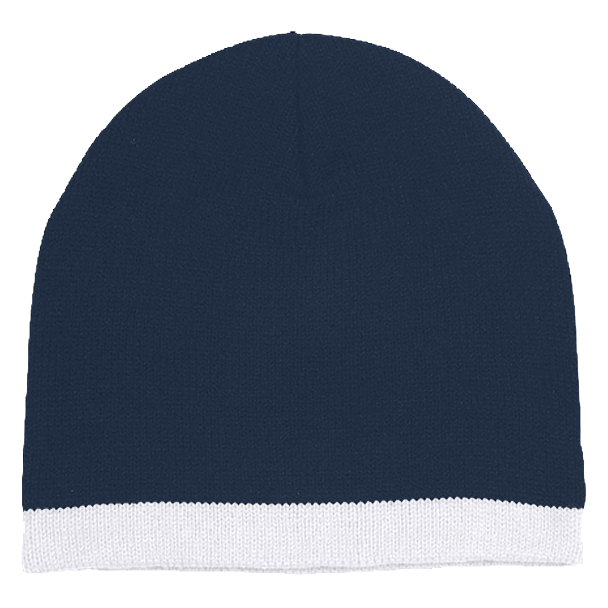 Knit Beanie With Stripe 6