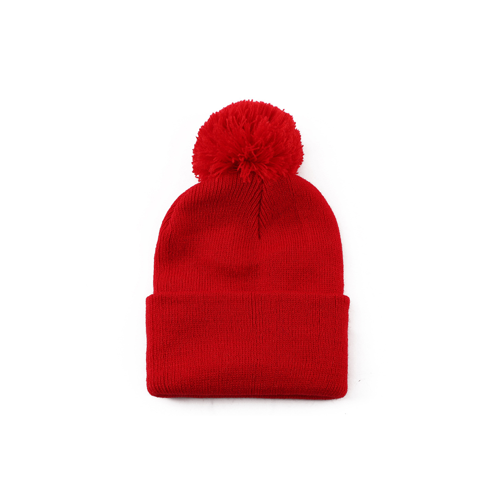 Knit Beanie With Pom Pom 14