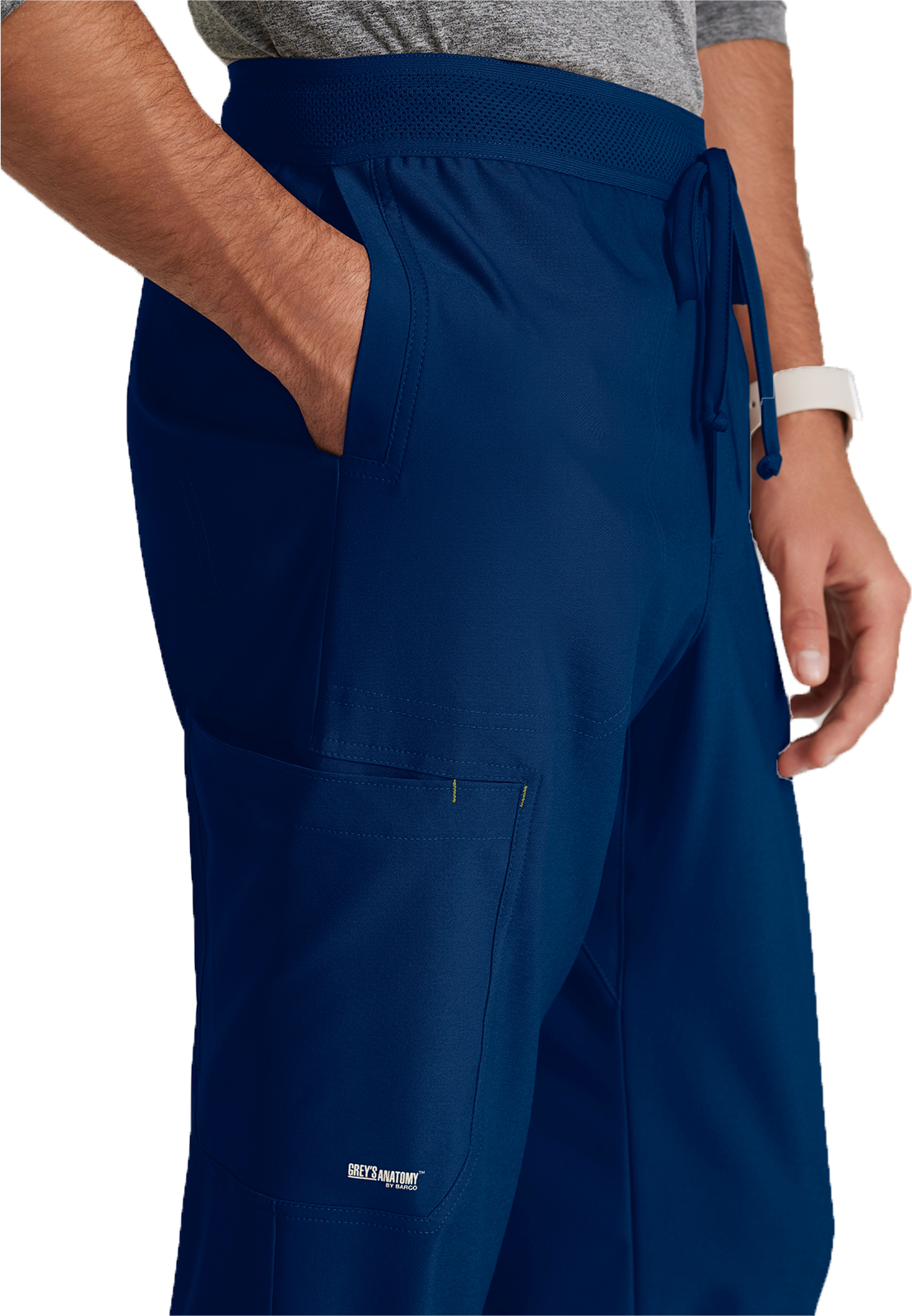 Grey's Anatomy Evolve Stretch - Men's Five-Pocket Slim Leg Highland Scrub Pant 42