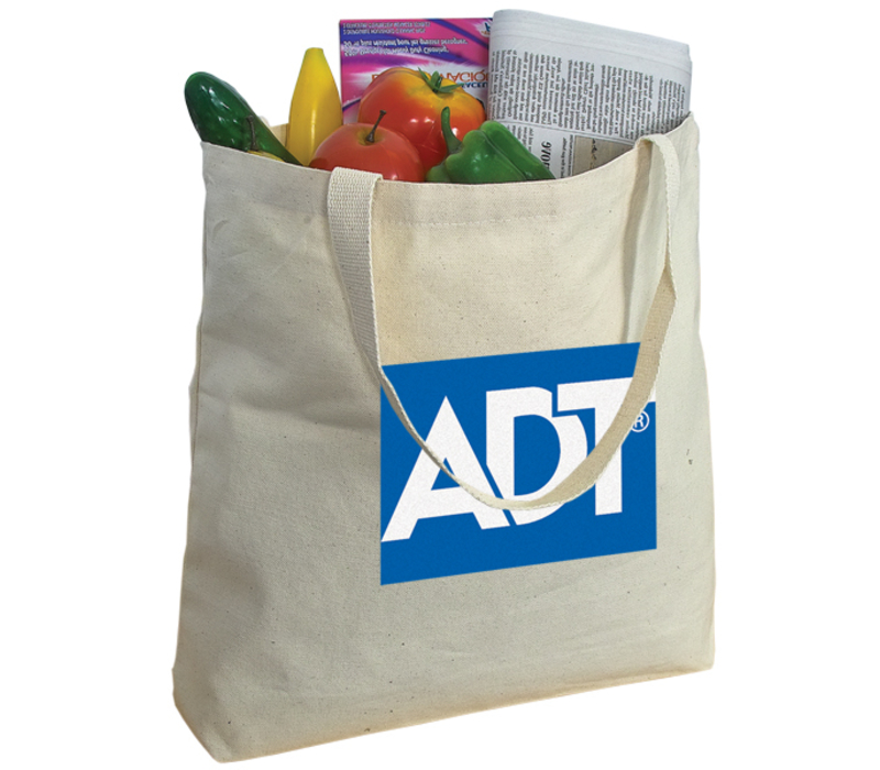 Cotton Canvas Tote Bag, custom tote bag with logo imprint 1