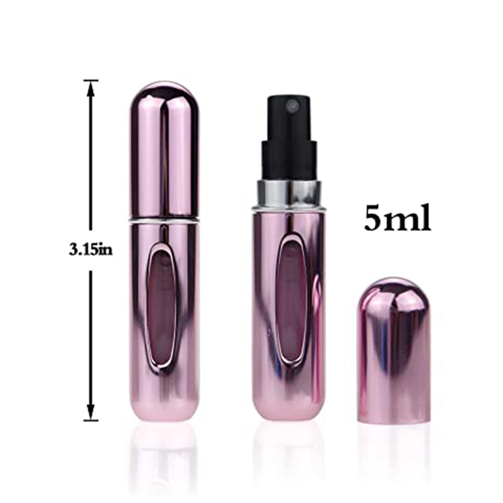 MOQ100 Mini Refillable Perfume Spray Bottle 5ML 3