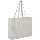 Striped Pacific Recycled Cotton Shopper Tote 8