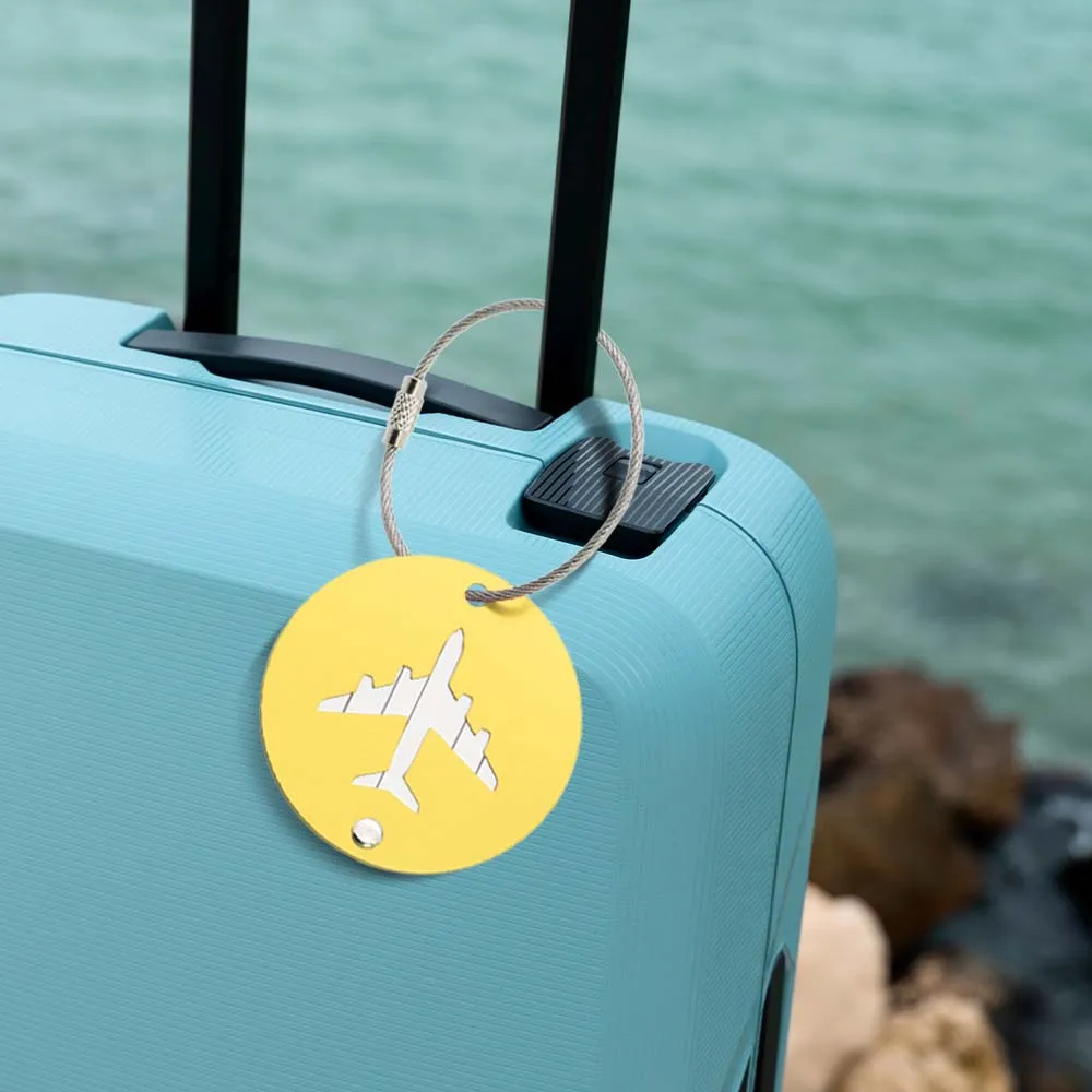 Aircraft Aluminum Alloy Luggage Tags 9