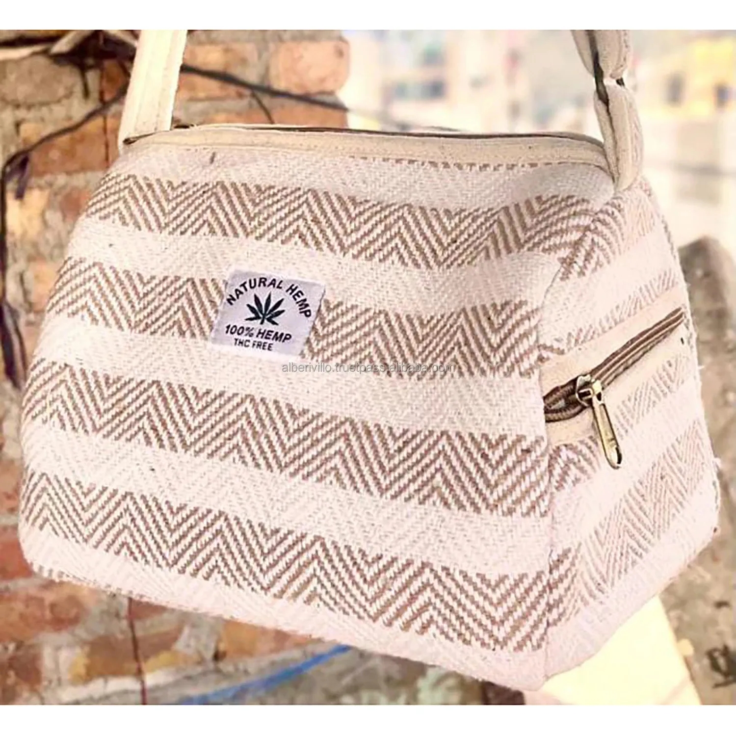Custom Hemp Tote Travel Bag 3