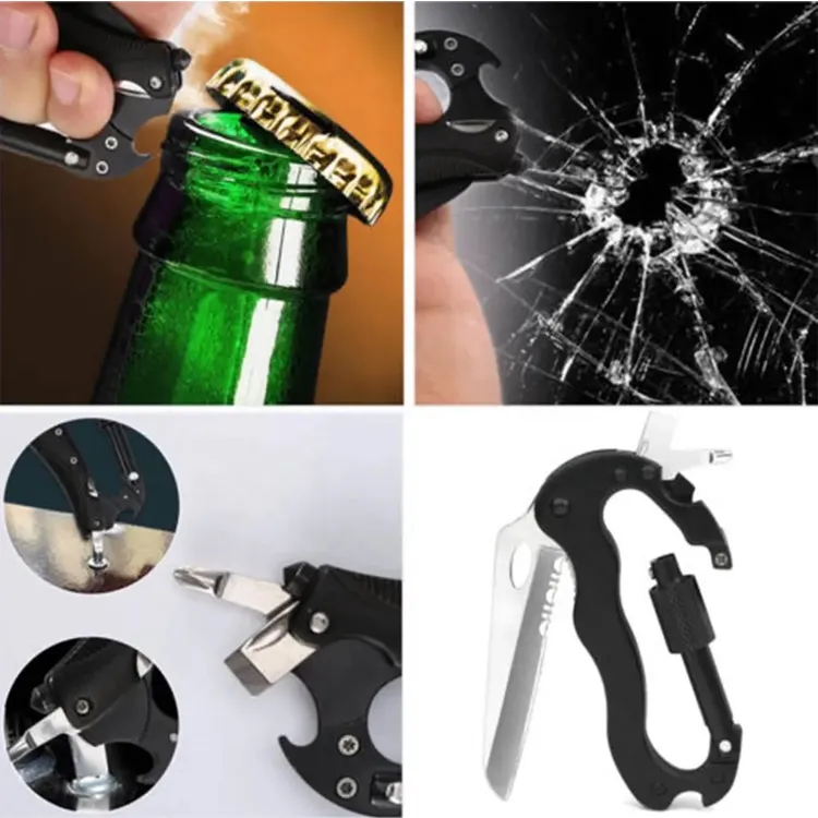 Multifunction Survival Tool Kit Carabiner 2