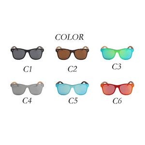 Fashionable Mirror Frameless Polarized Wooden Sunglasses 2