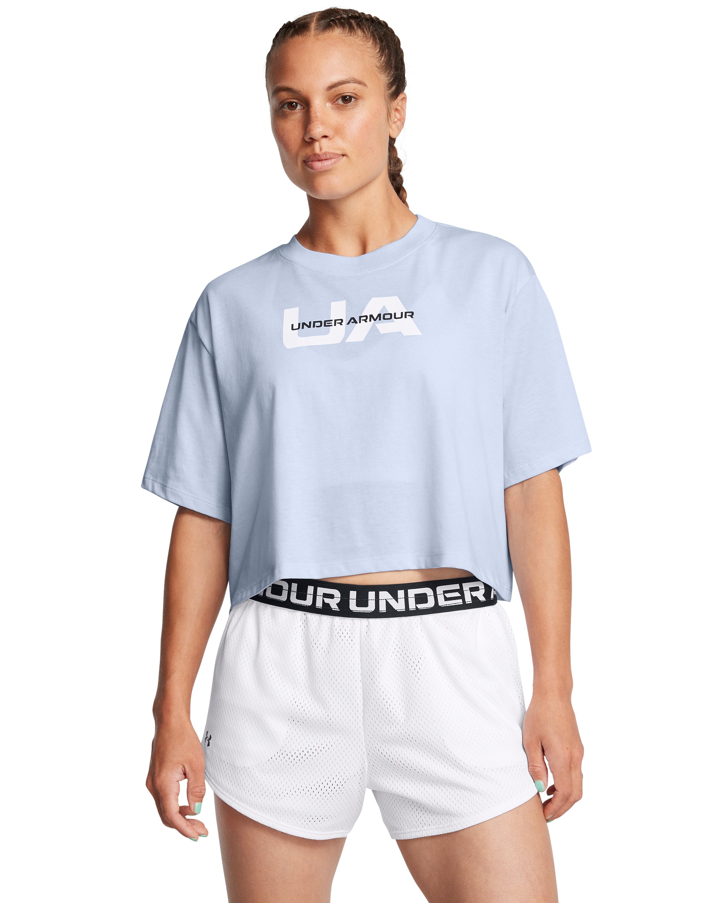 UA Boxy Crop Branded Women's Short Sleeve 2