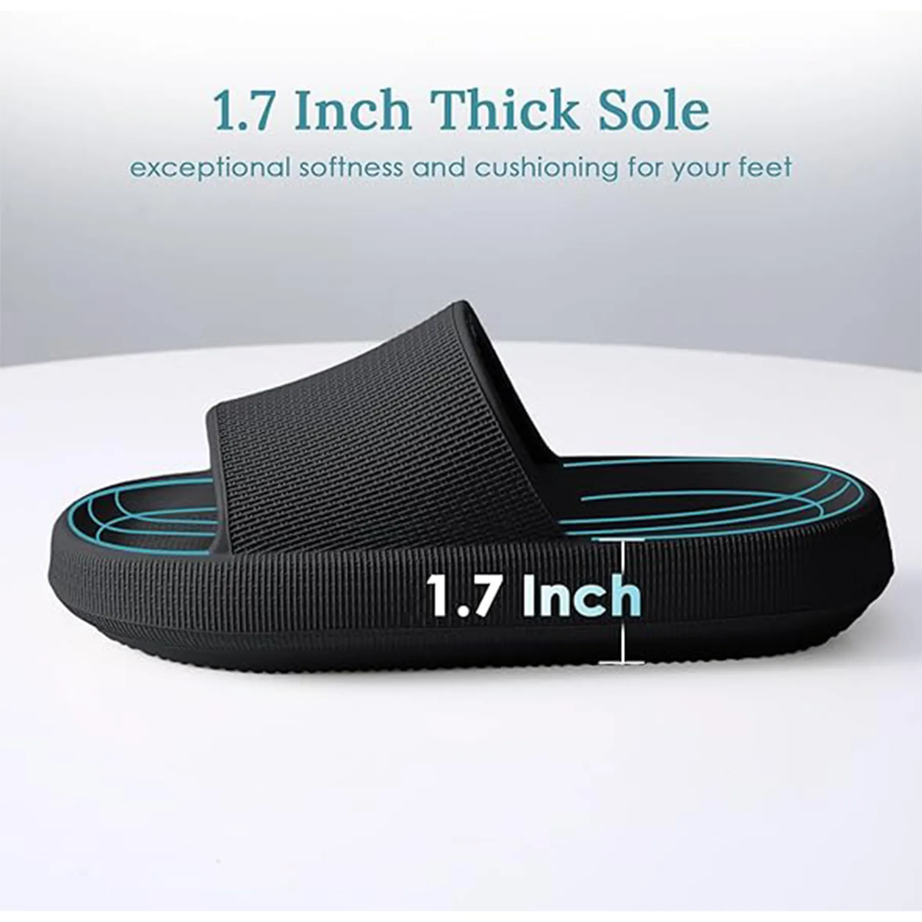 Cushioned Thick Sole Pillow Slippers 3