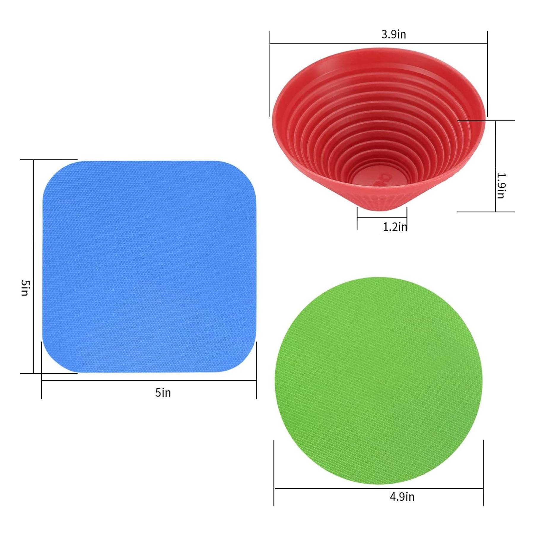 3 Pcs Rubber Jar Opener Gripper Pads 3