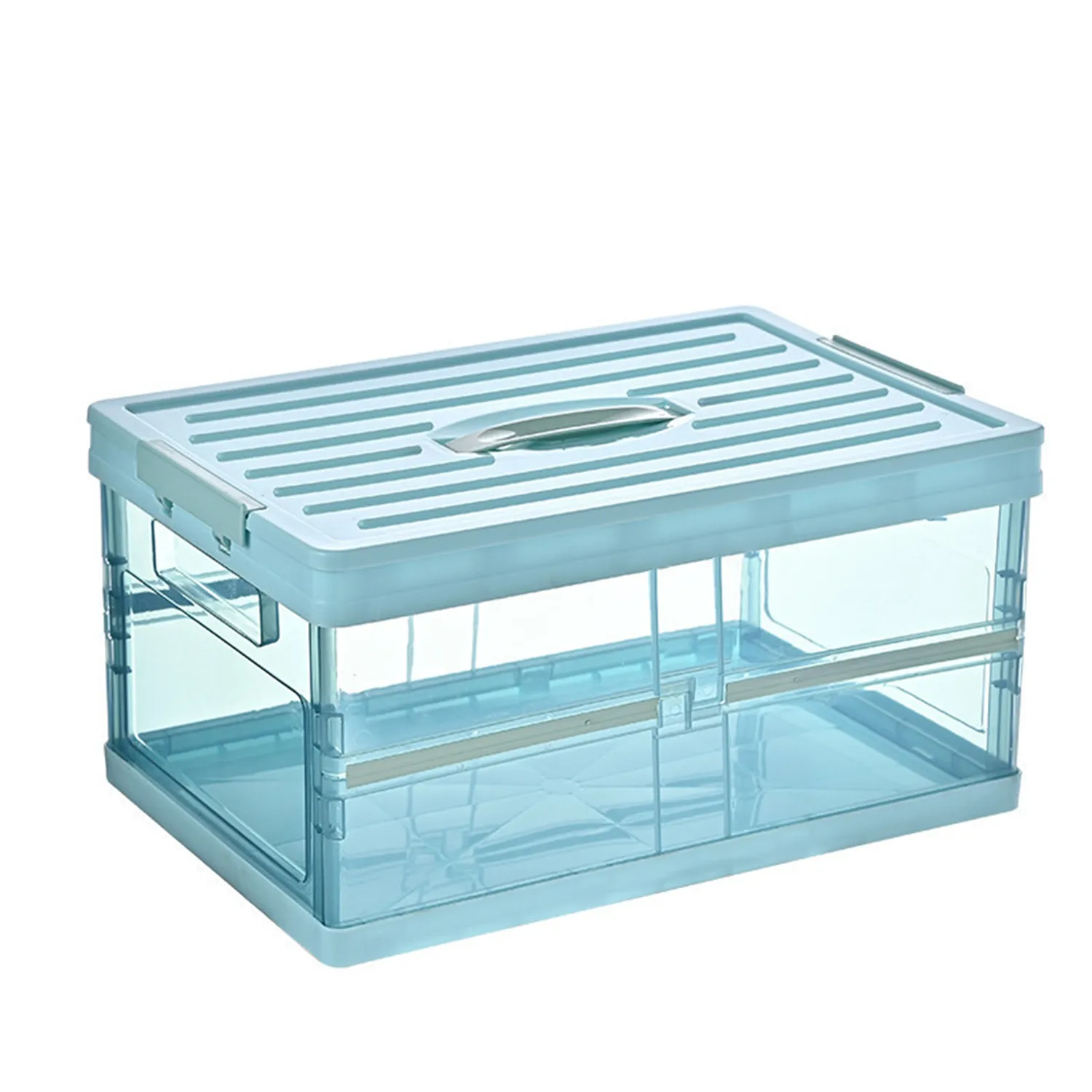 30L Foldable Storage Bin With Lid 4