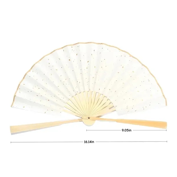 Paper Folding Handheld Fan - Portable Lightweight Design 1