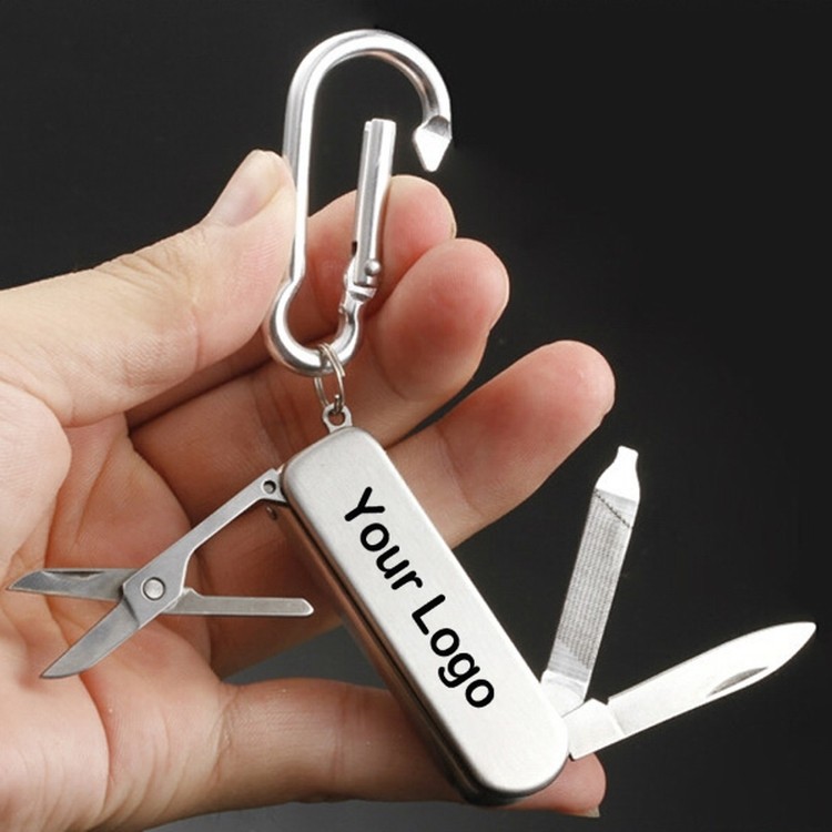 Folding Nail Scissors With Keychain 2