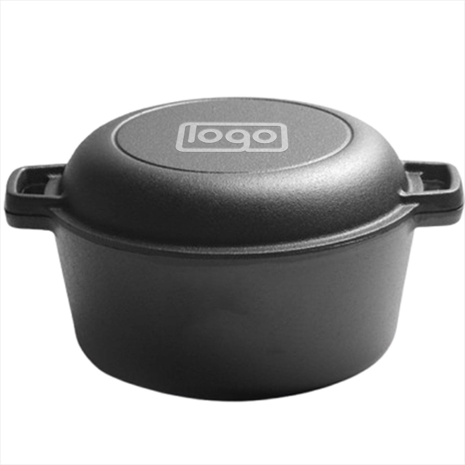 Double-Handle Cast Iron Skillet 2