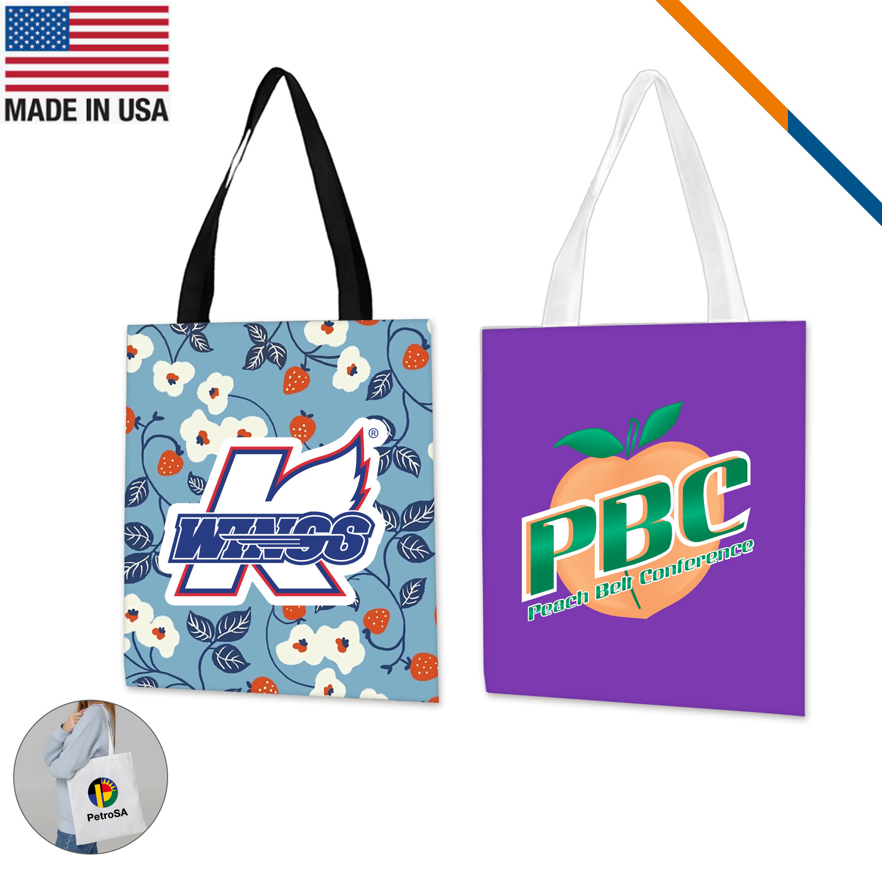 JoyCarry Full Color Sublimation Tote Bag 2