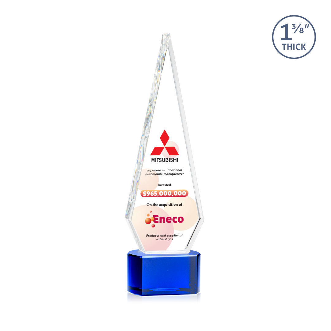 Springfield VividPrint™ Award on Paragon Base - Blue 10