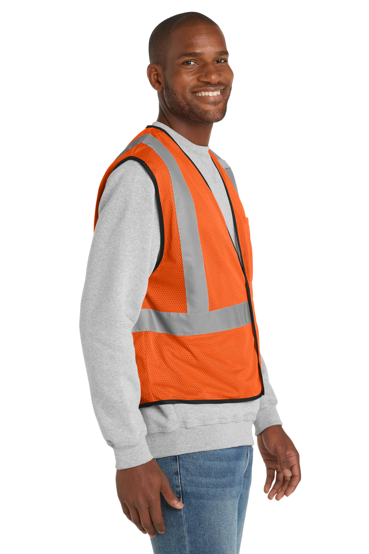 CornerStone ANSI 107 Class 2 Economy Mesh One-Pocket Vest. CSV100 4