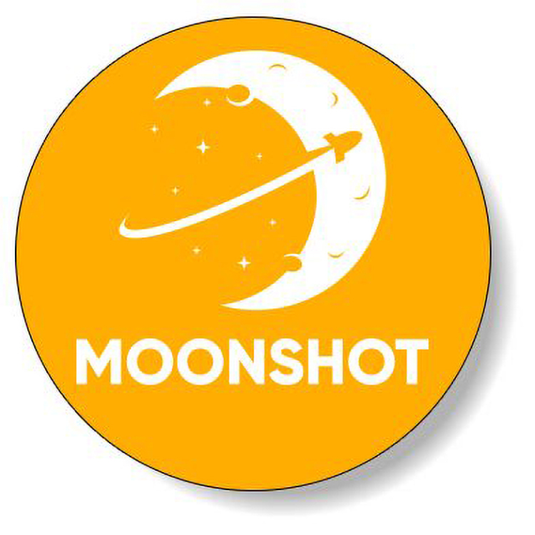 Fluorescent Orange Flexo-Printed Stock Circle Roll Labels (5" Dia.)