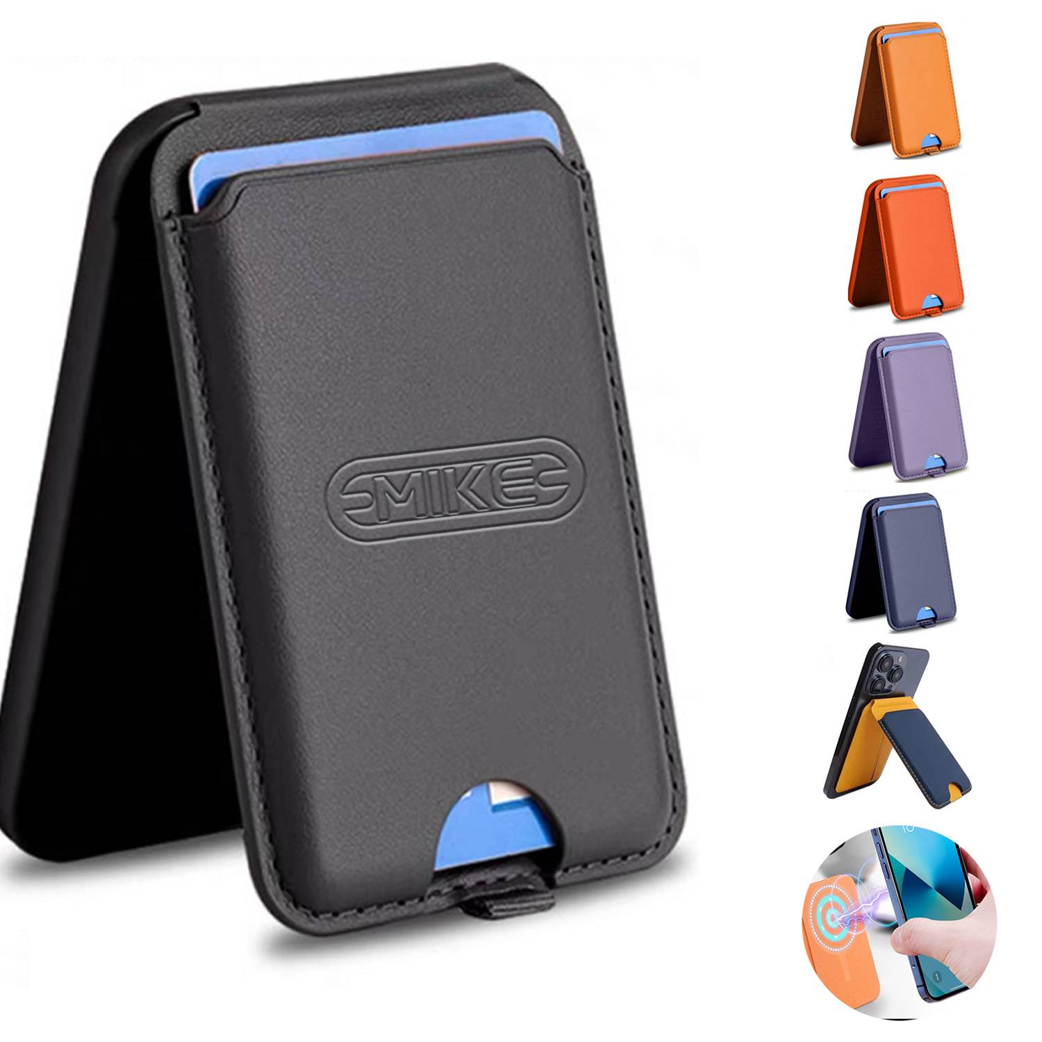 Magnetic Iphone Wallet Stand 2