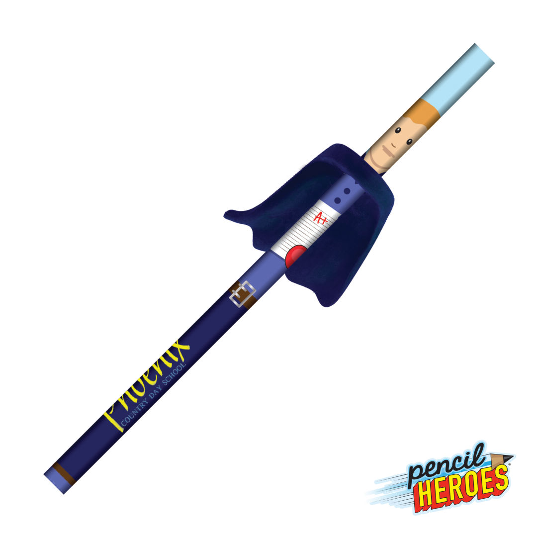 Pencil Heroes® Hometown Series Male w/Cape 9