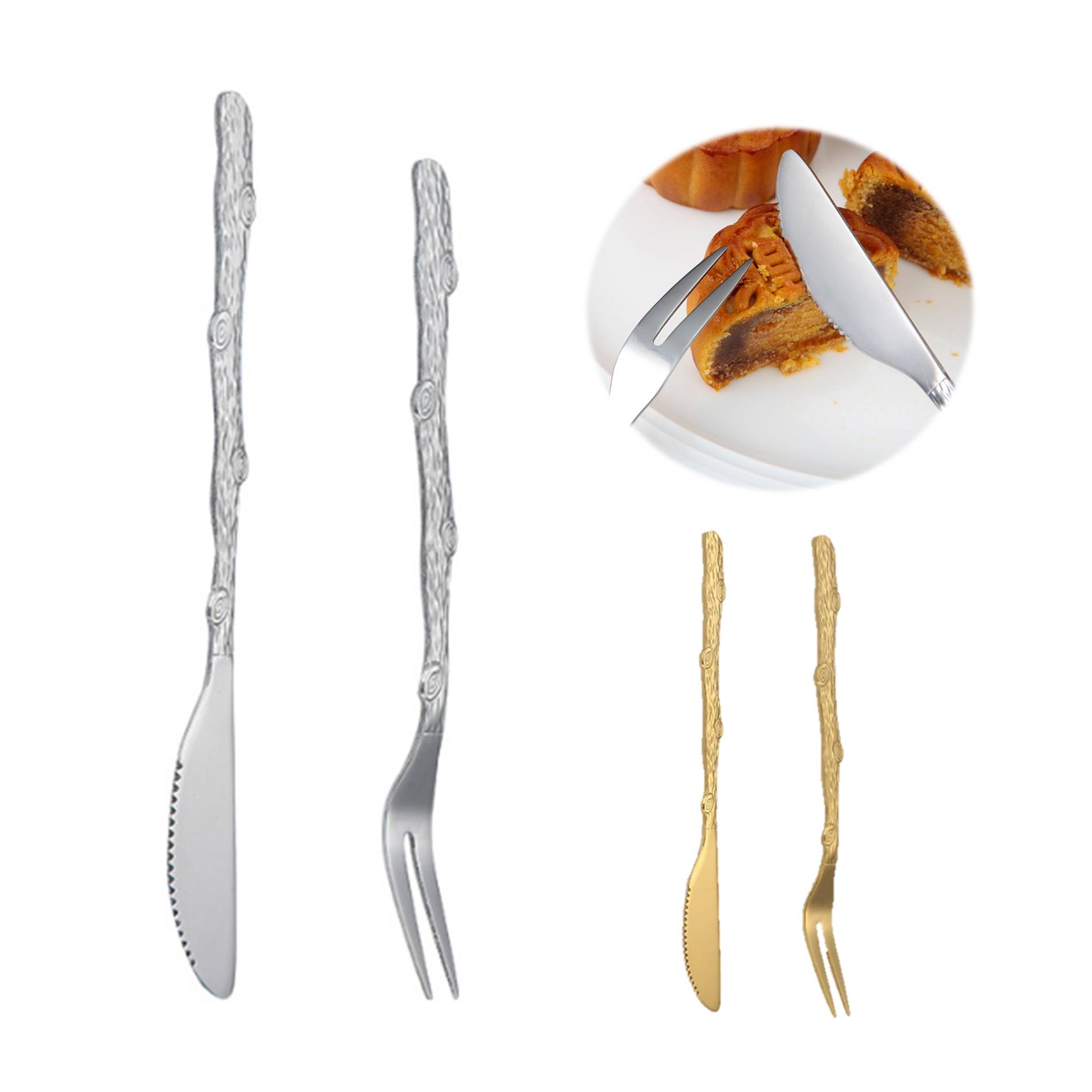 Stainless Steel Dessert Cutlery 3