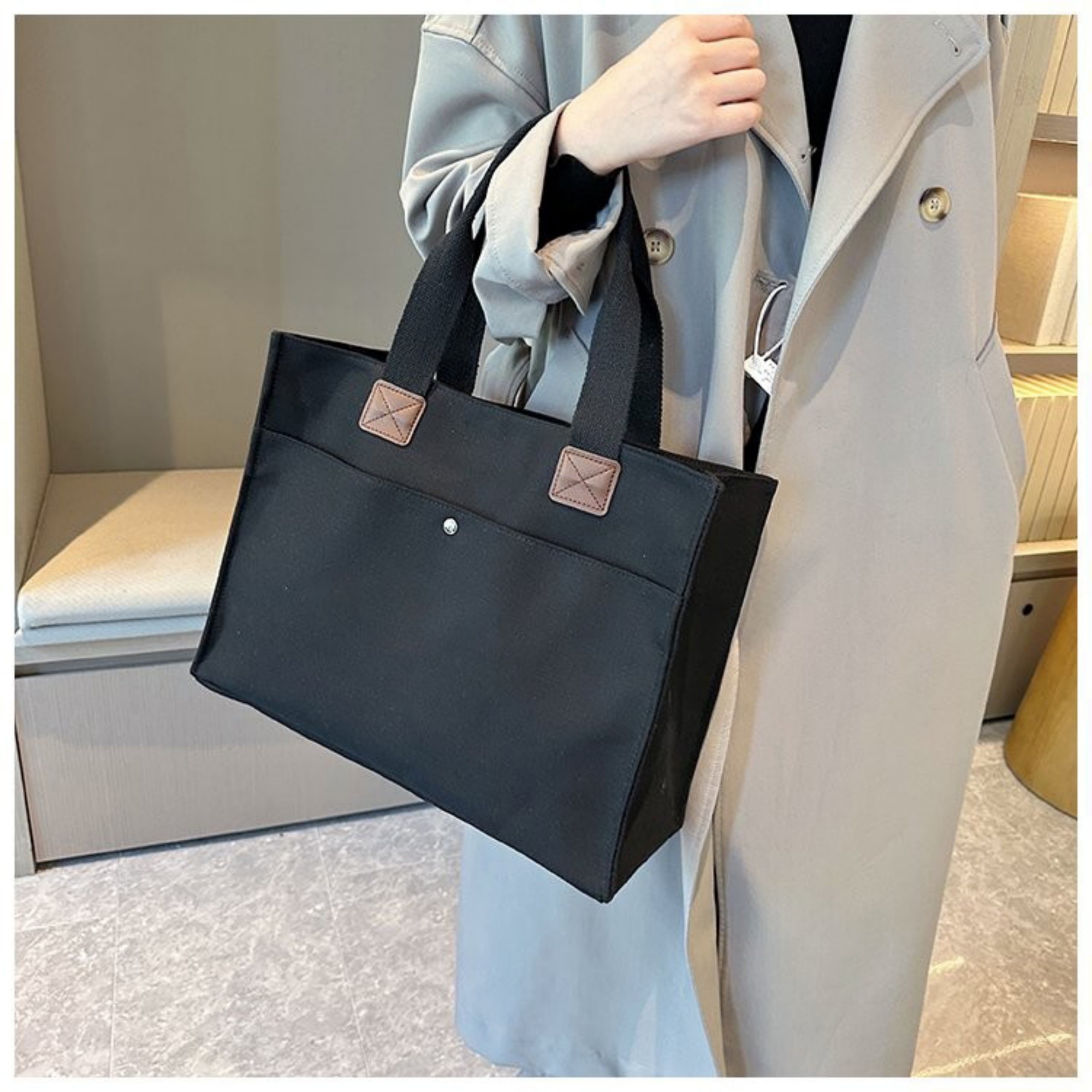 Canvas Tote Bag, custom tote bag with logo imprint 4