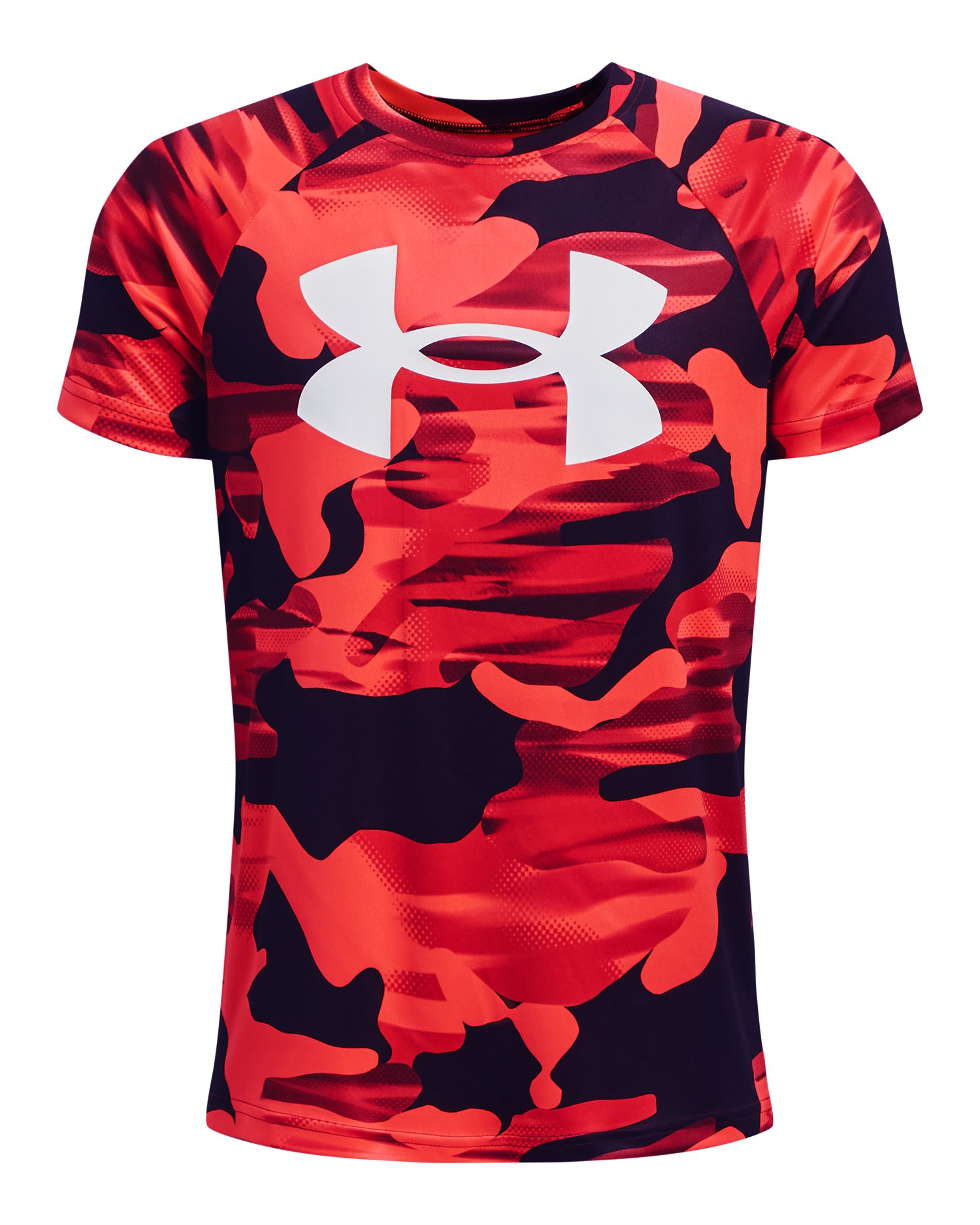 UA Tech Big Logo Printed Boys' Short Sleeve 29