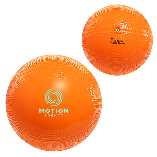 Basketball 4" Vinyl Sports Ball 7