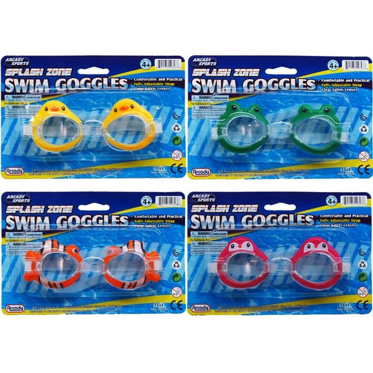 Splash Zone Swim Goggles Assorted Designs 2