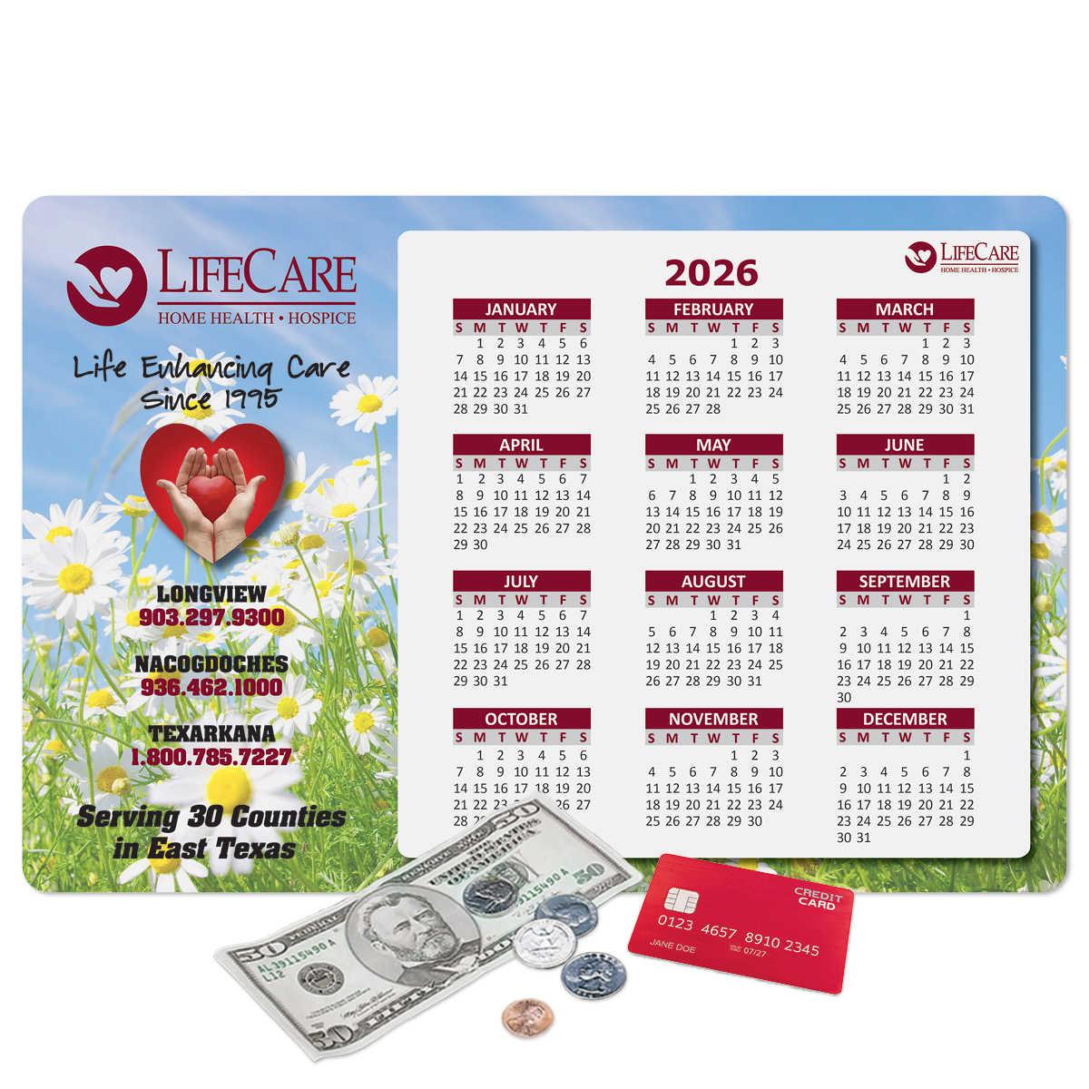 Vynex Heavy Duty Calendar Counter Mat-10"x15"x3/16"