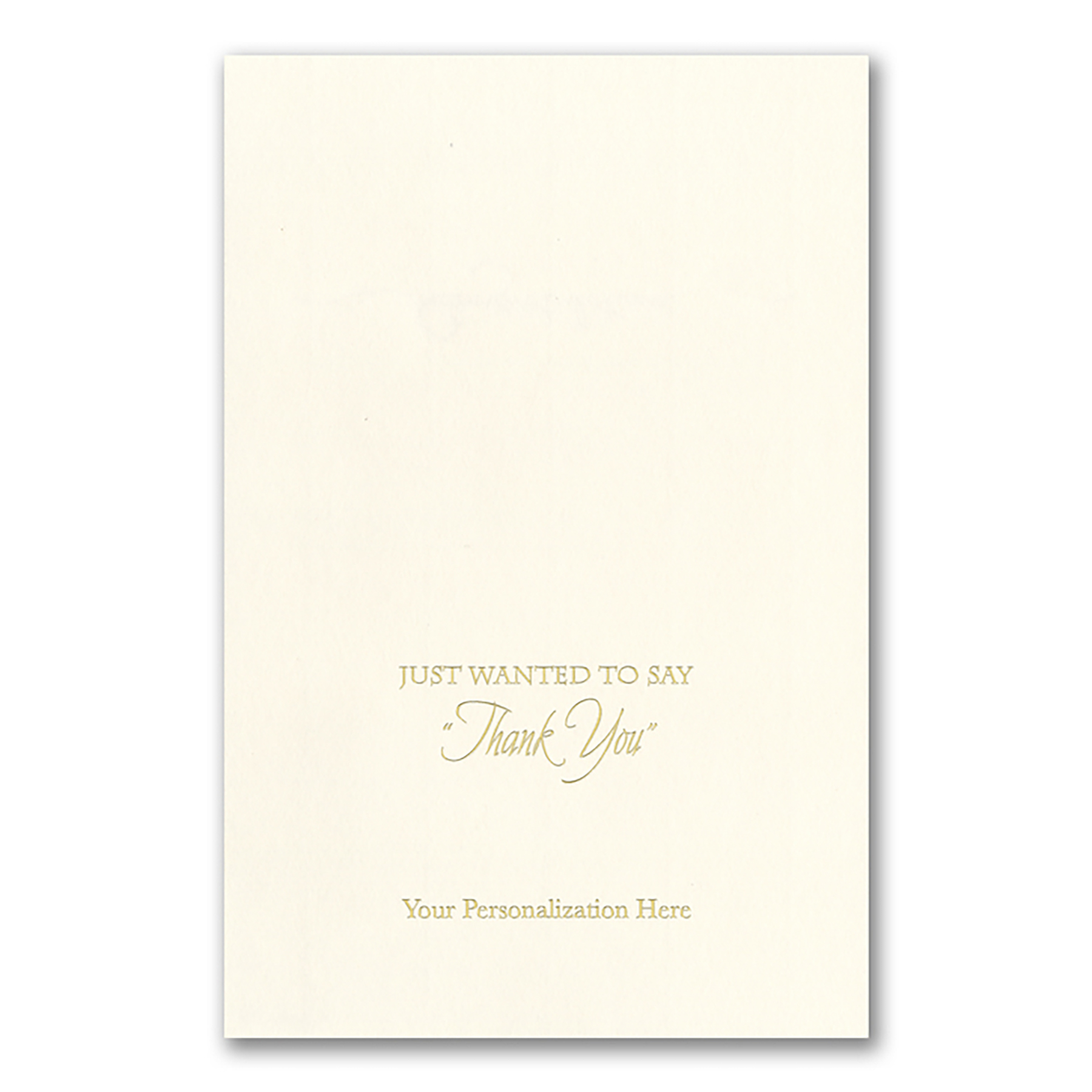 Golden Thank You Card 1