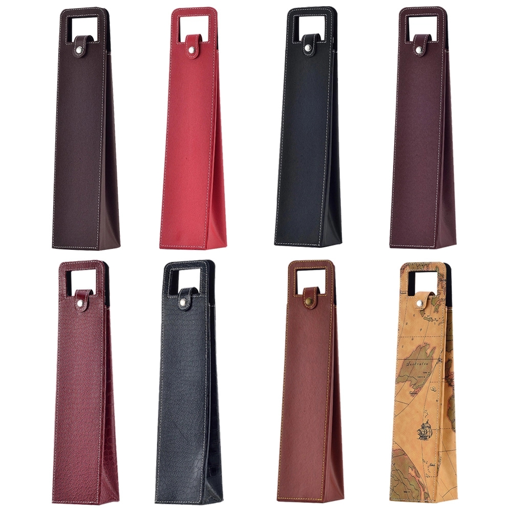 Leatherette Wine Bottle Bag 6