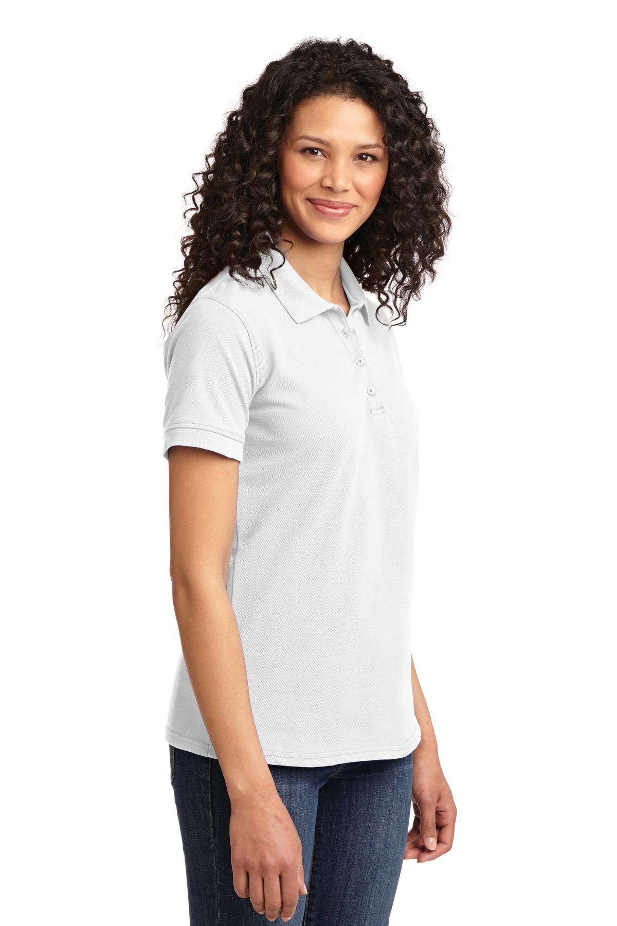Port & Co Women's Core Blend Pique Polo. LKP155 42