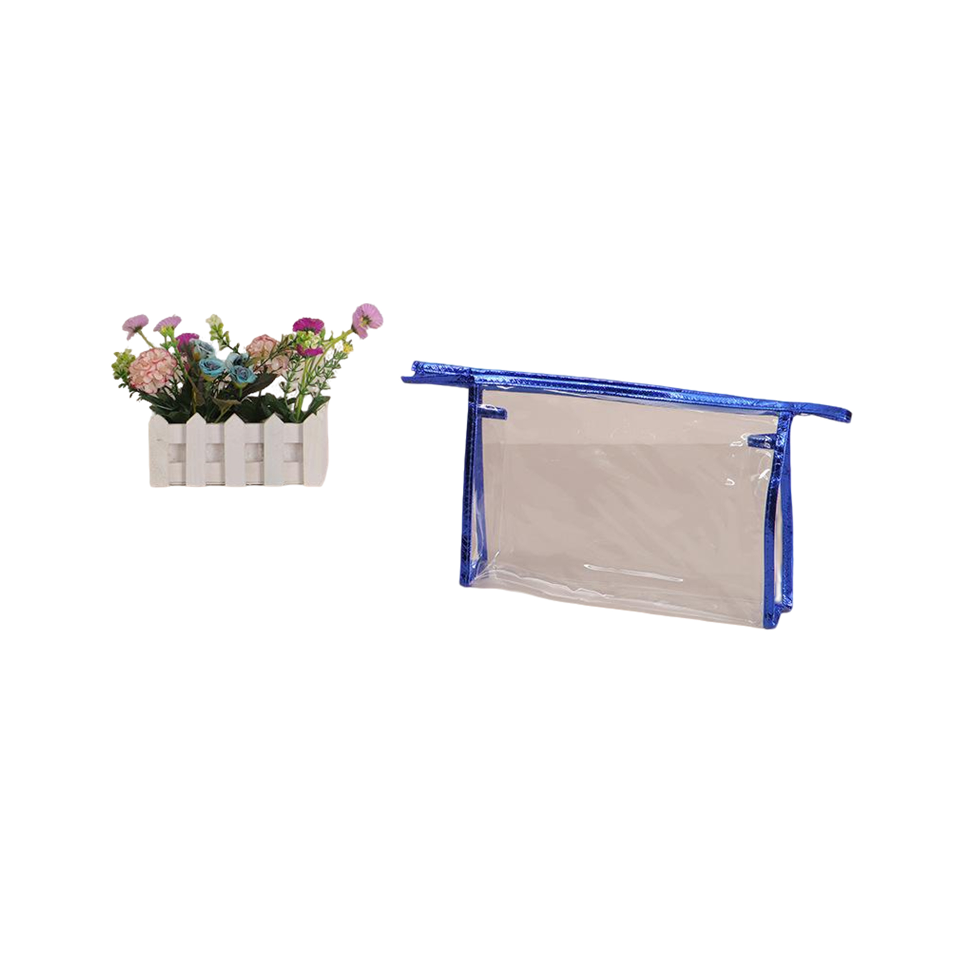 Clear PVC Zipper Pouch Travel Toiletry Bag 4
