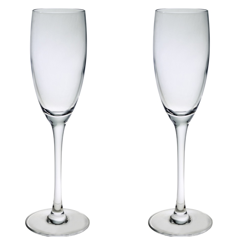 8 Oz. Set of Four Afficianado Stemmed Flutes