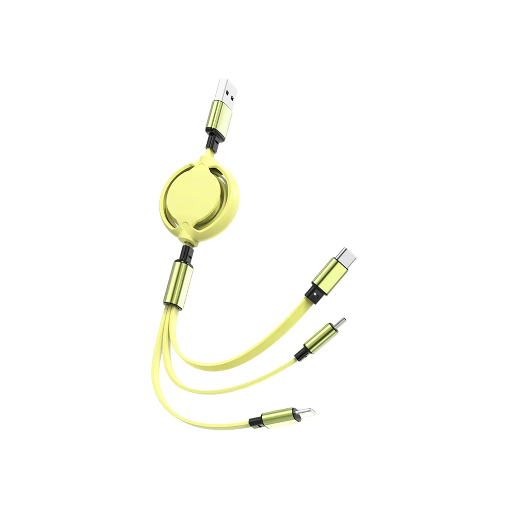 Portable USB 1 for 3 Telescopic Charging Cable 4