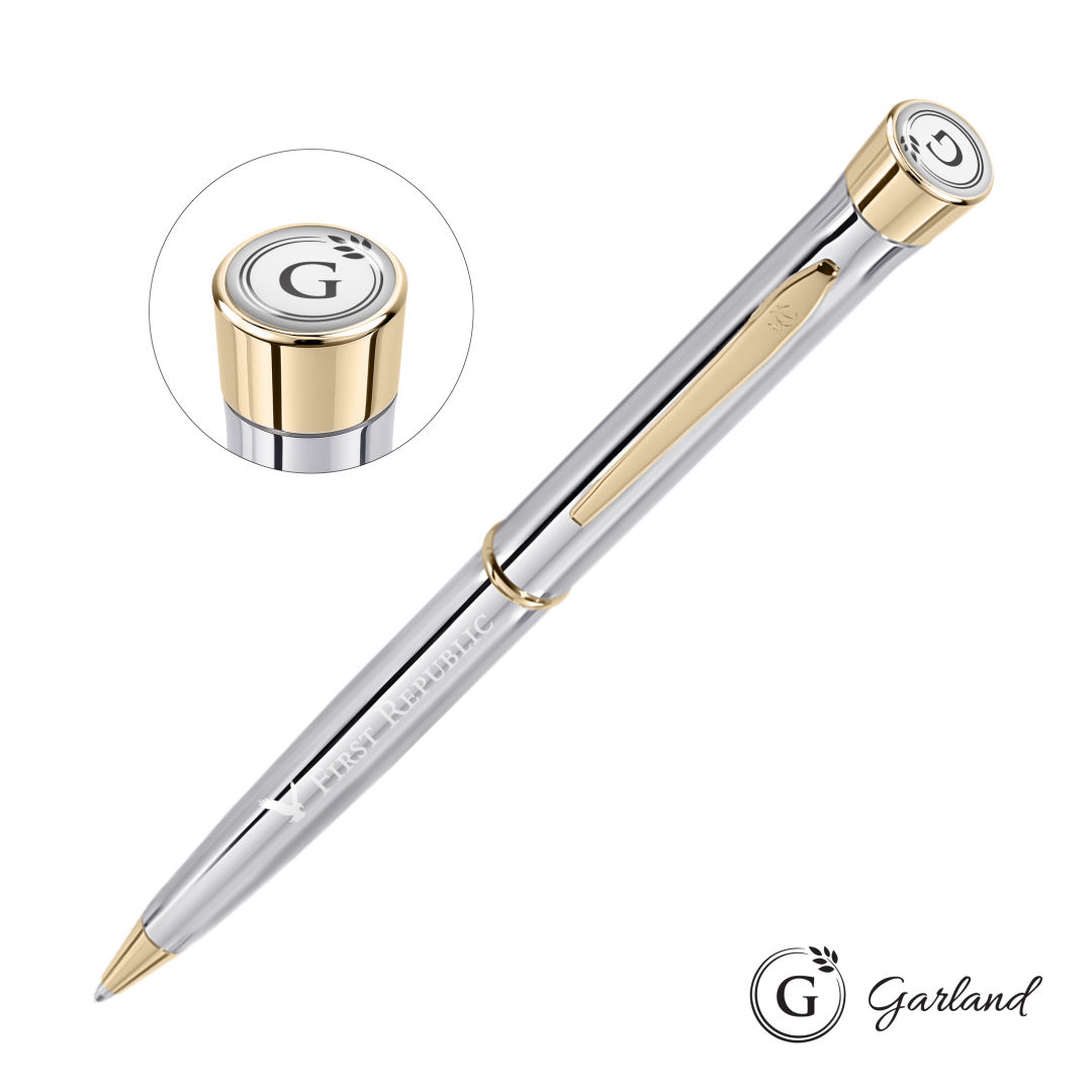 Garland® Signature Twist Ballpoint Pen - Chrome 9