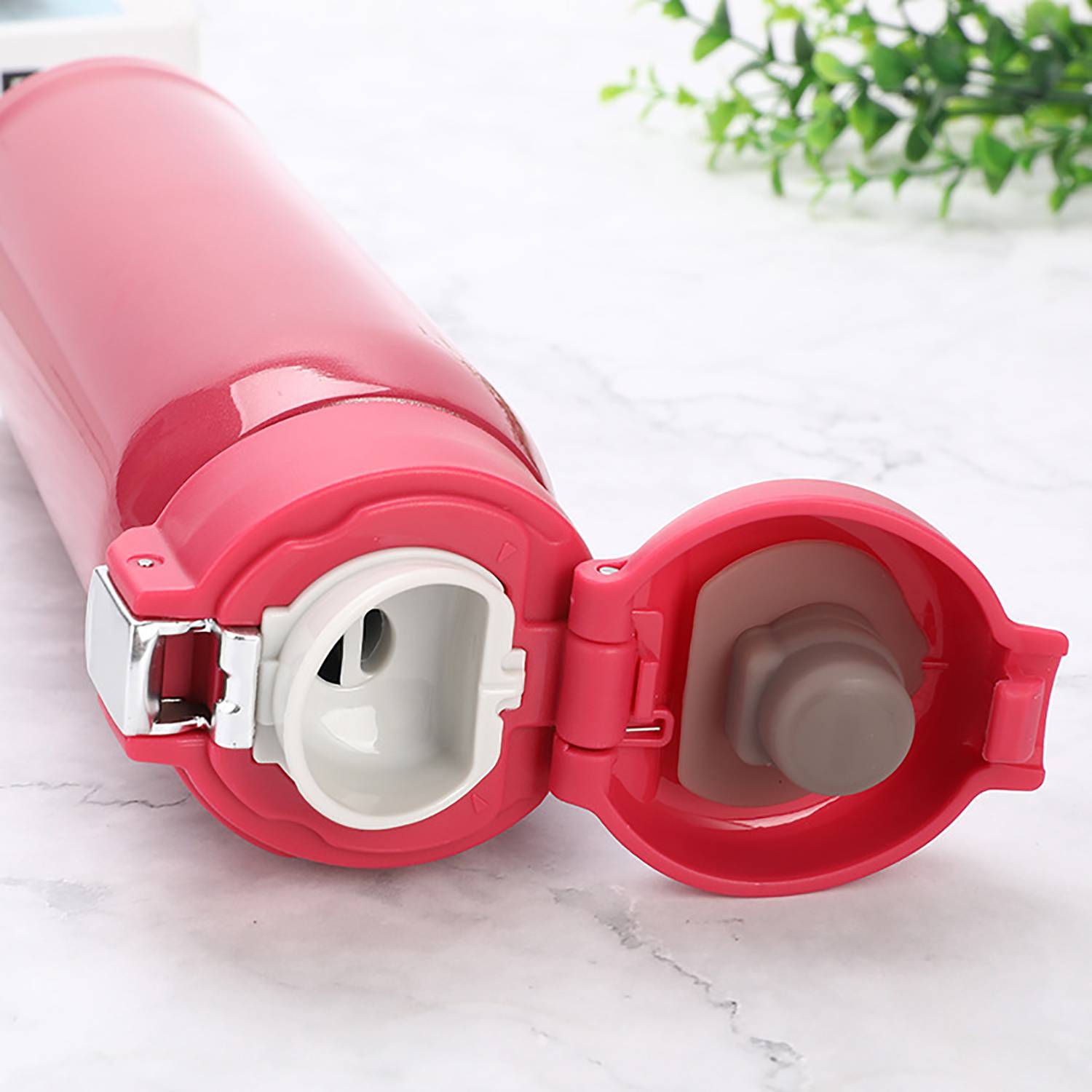 17oz Stainless Steel Vacuum Insulated Bottle with Side Lock 8