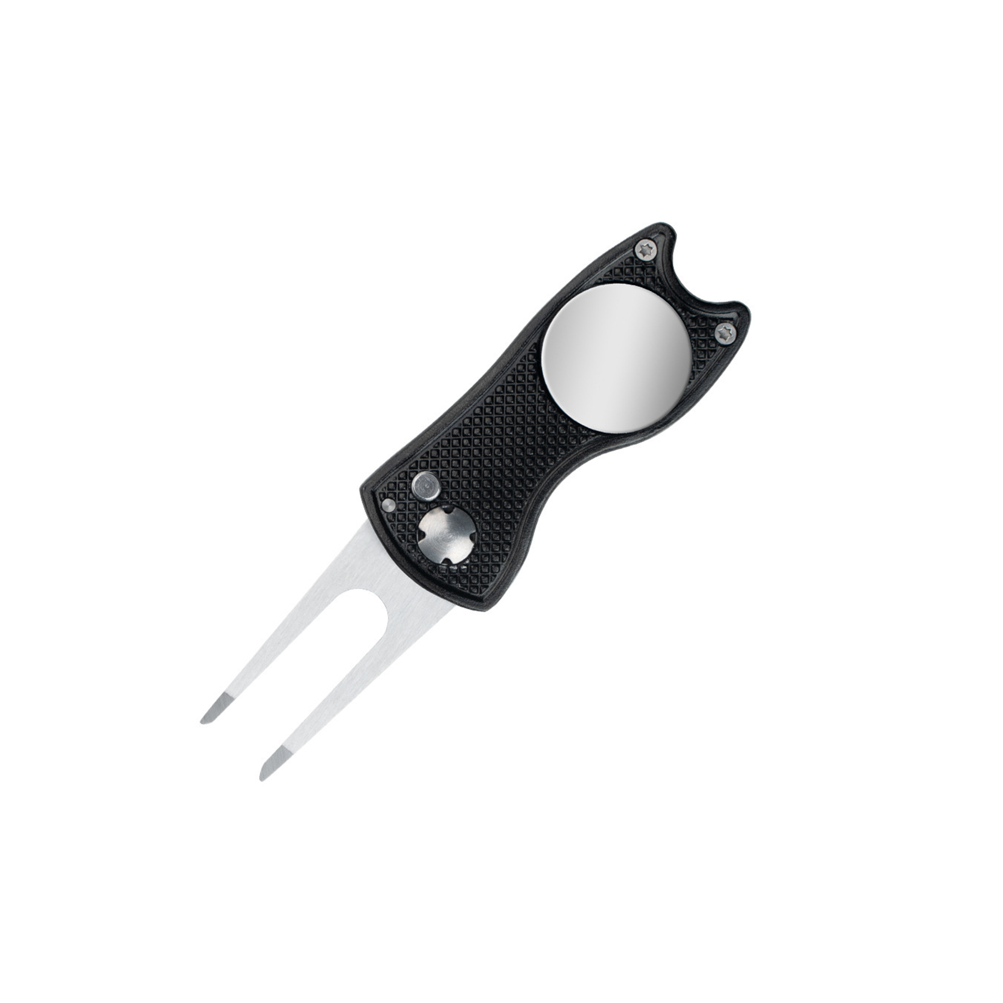 Foldable Stainless Steel Divot Fixer With Magnetic Marker 2.76" 6