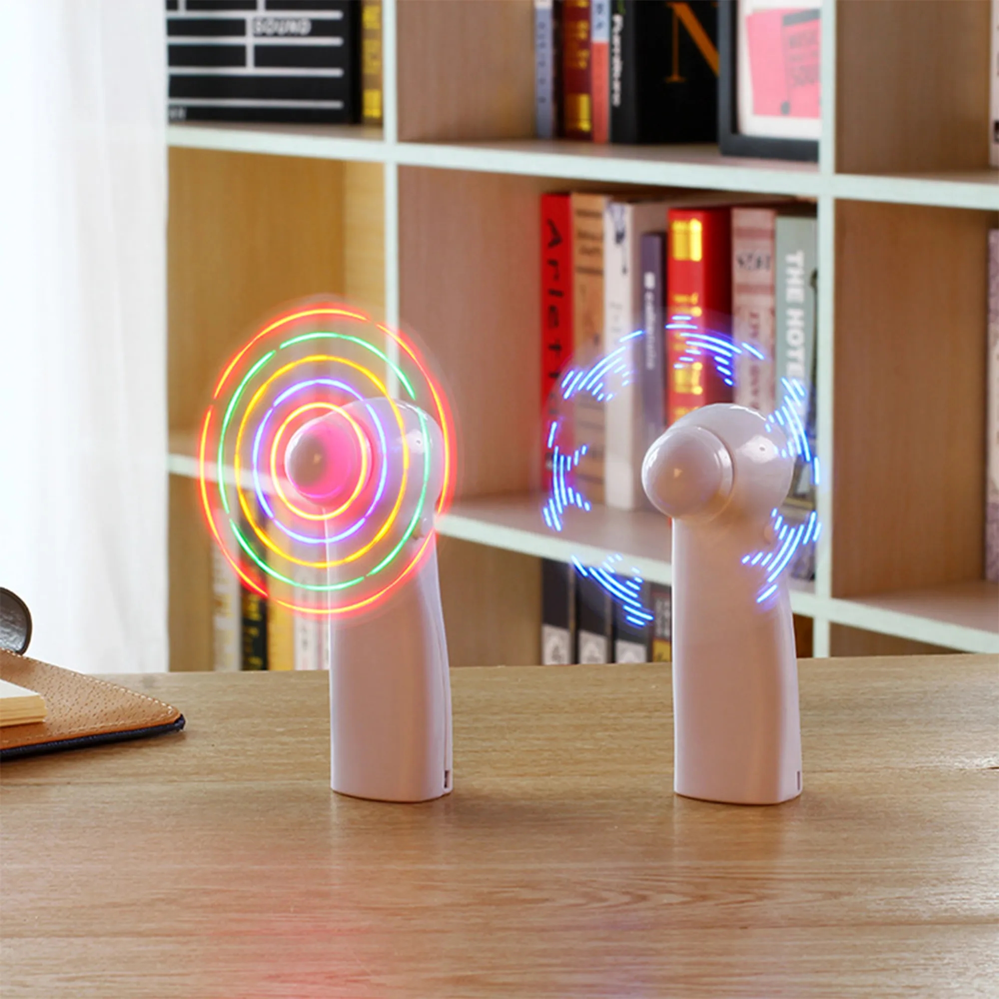 Handheld LED Illuminated Letter Fan 4