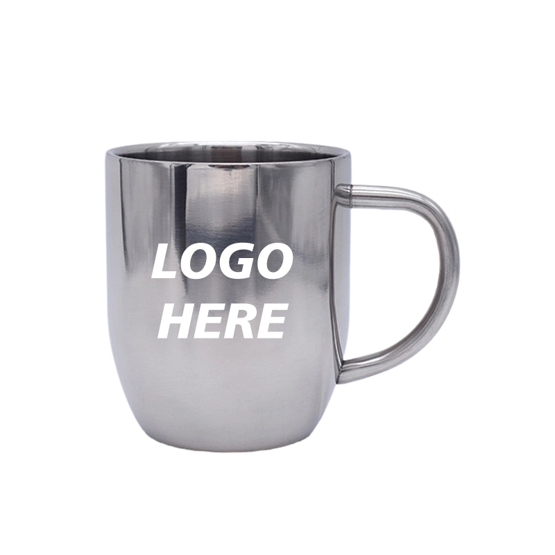 Custom 13.5 oz Double Walled Stainless Steel Coffee Mugs 1