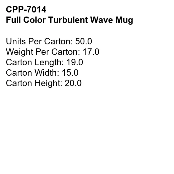 Full Color Turbulent Wave Mug 21