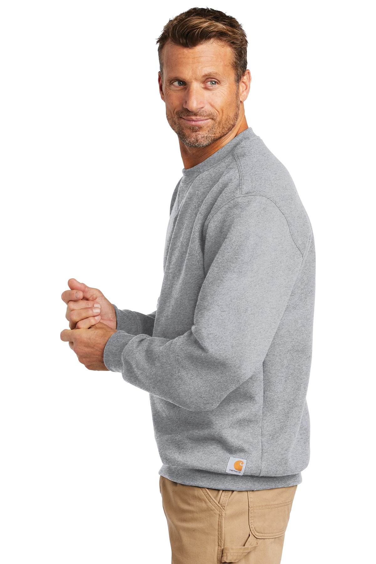 Carhartt Midweight Crewneck Sweatshirt. CTK124, custom hoodie or sweatshirt with logo imprint 32