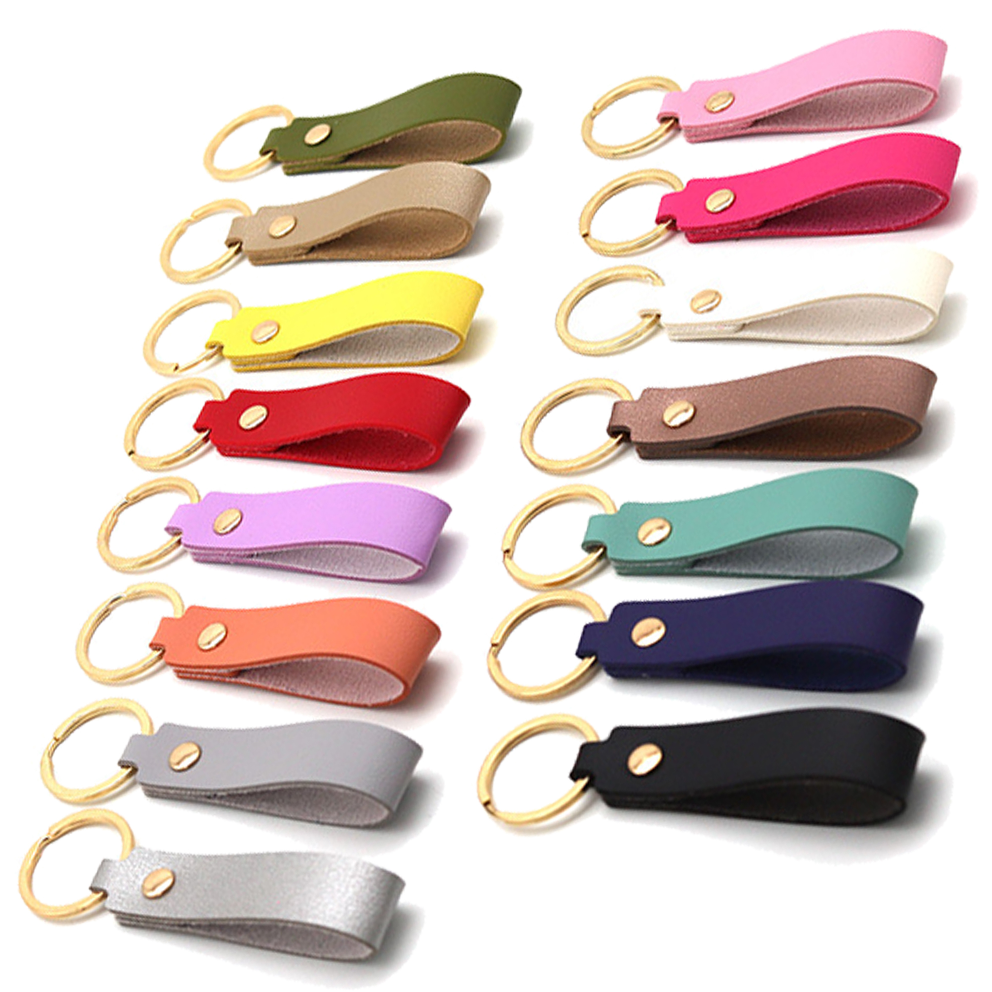 Artificial Leather Keychain 11
