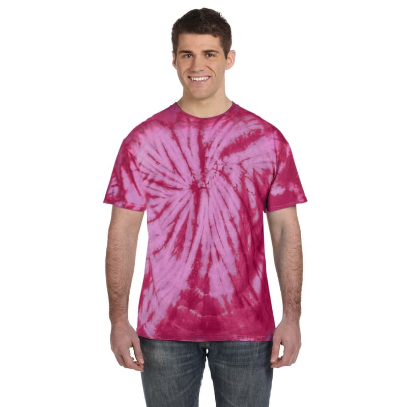 Tie-Dye Adult 5.4 Oz. 100% Cotton Spider T-Shirt 17